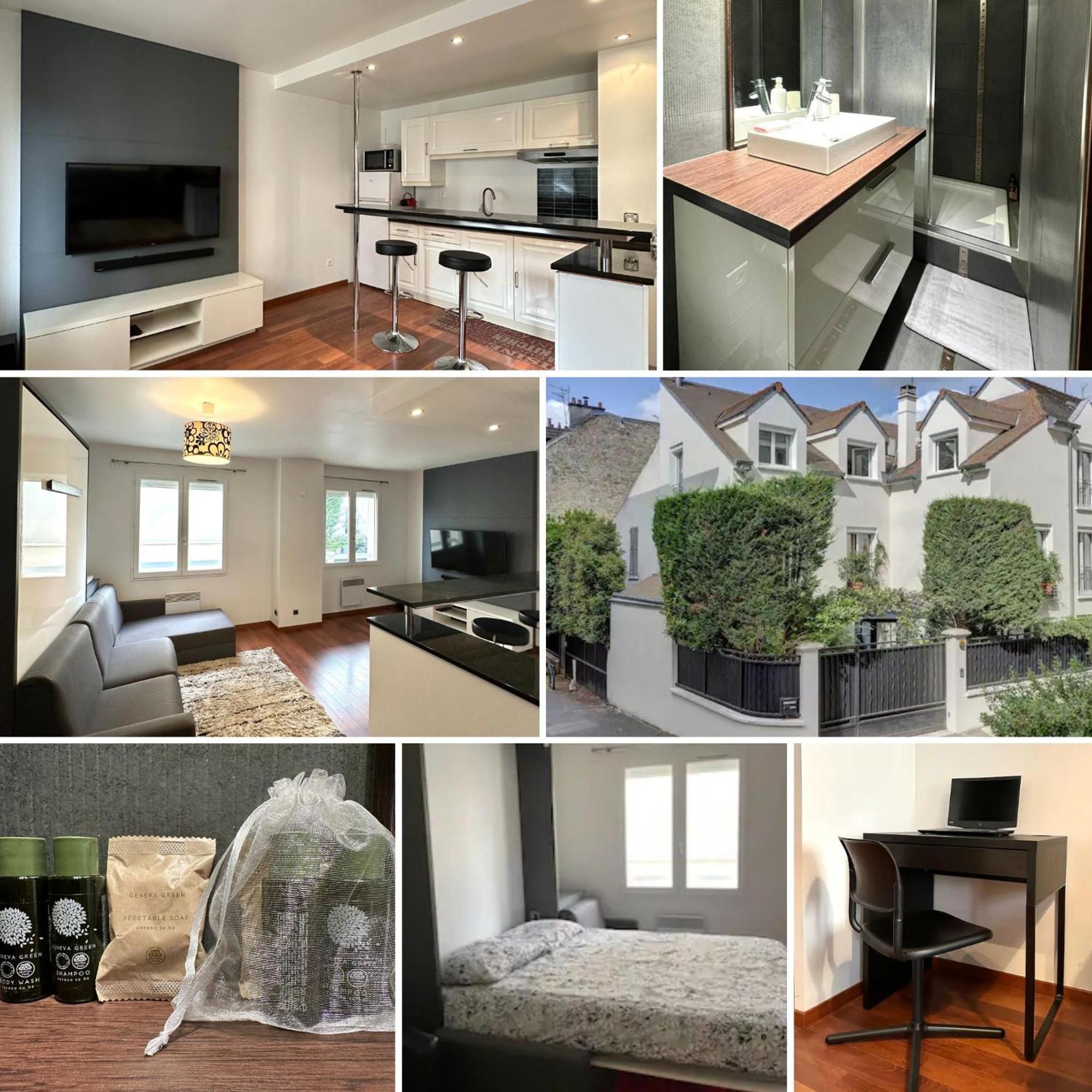 L'Athos - Appartement Equipe - Entre Paris Et Versailles - Haut Debit Garches Extérieur photo